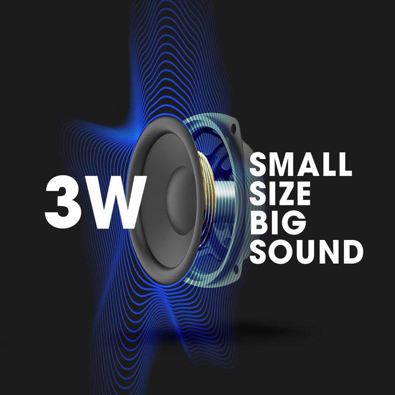 SOAR NFL Shockbox LED Wireless Bluetooth Speaker, Detroit Lions - Image 5